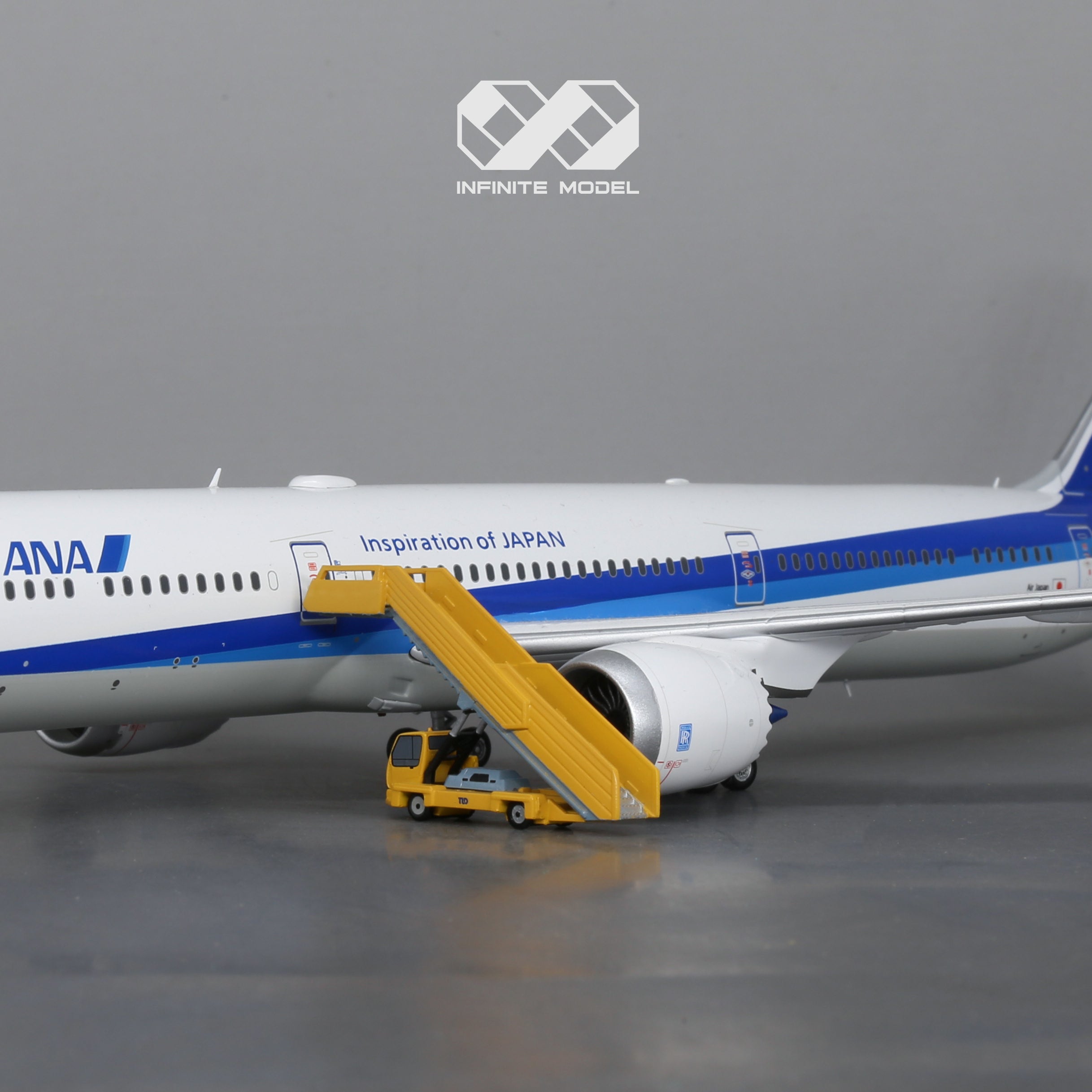 Scale 1:400/200/144 TLD yellow staircase truck handmade printed Finished 3D Modeling car