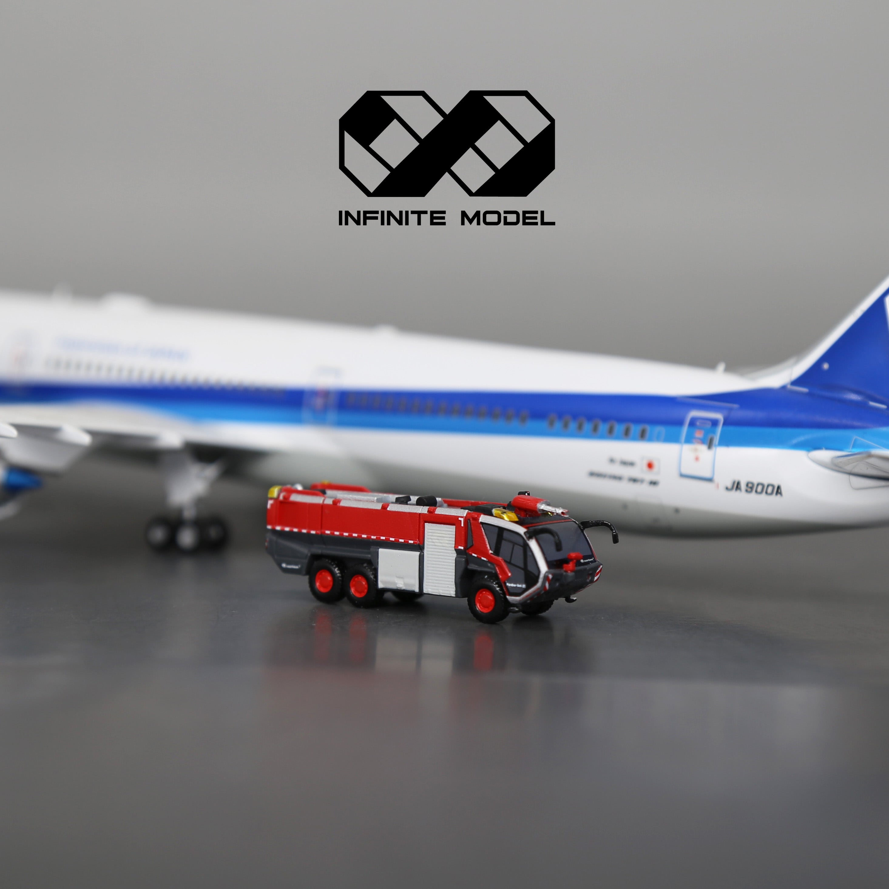 Scale 1:200 airport Panther 6x6 fire truck Painted Printed 3D Model