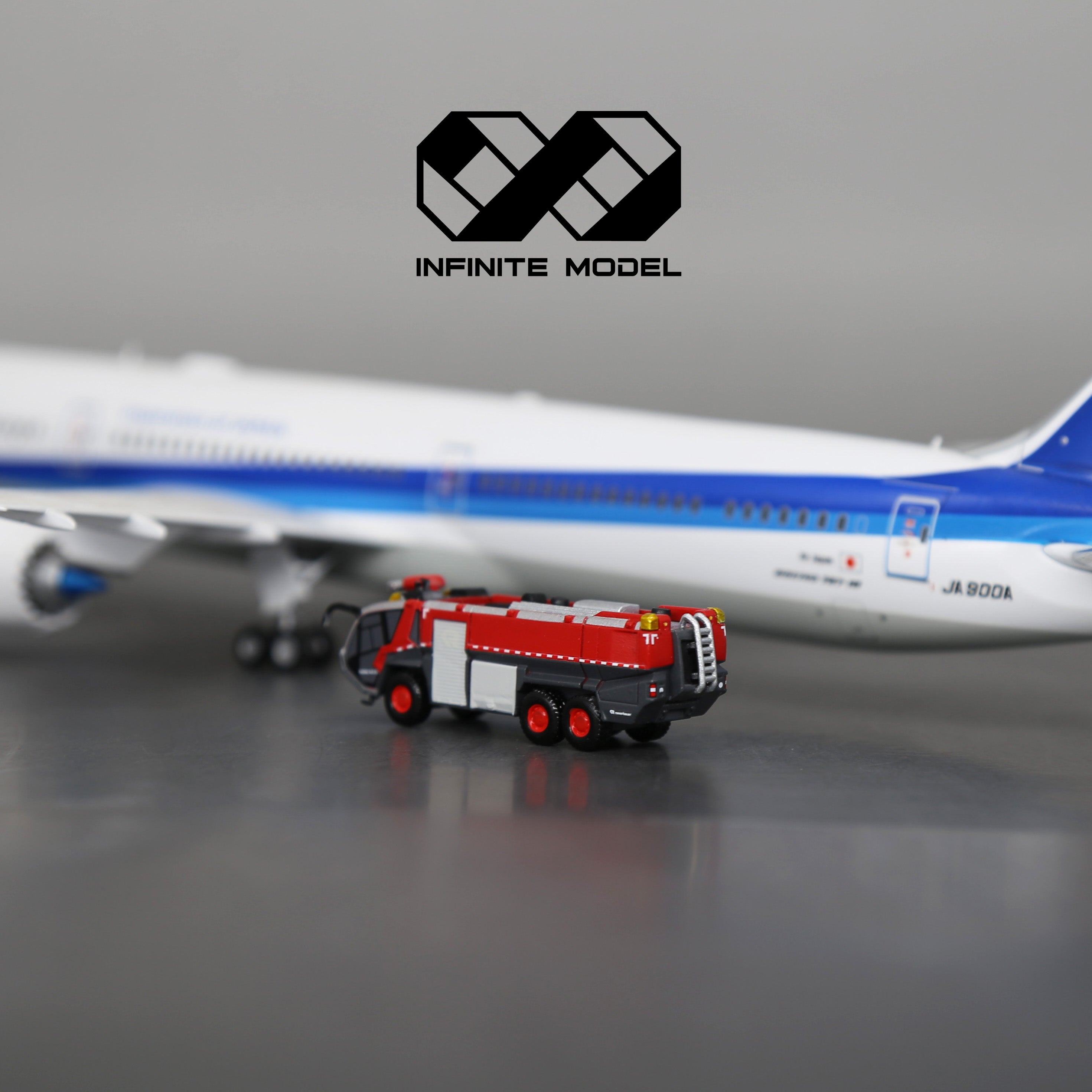 Scale 1:200 airport Panther 6x6 fire truck Painted Printed 3D Model