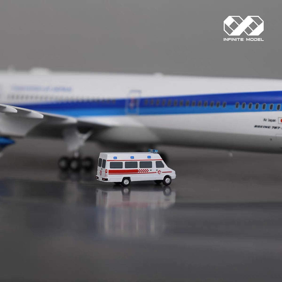 Scale 1:200 airport IVECO truck Painted Printed 3D Model