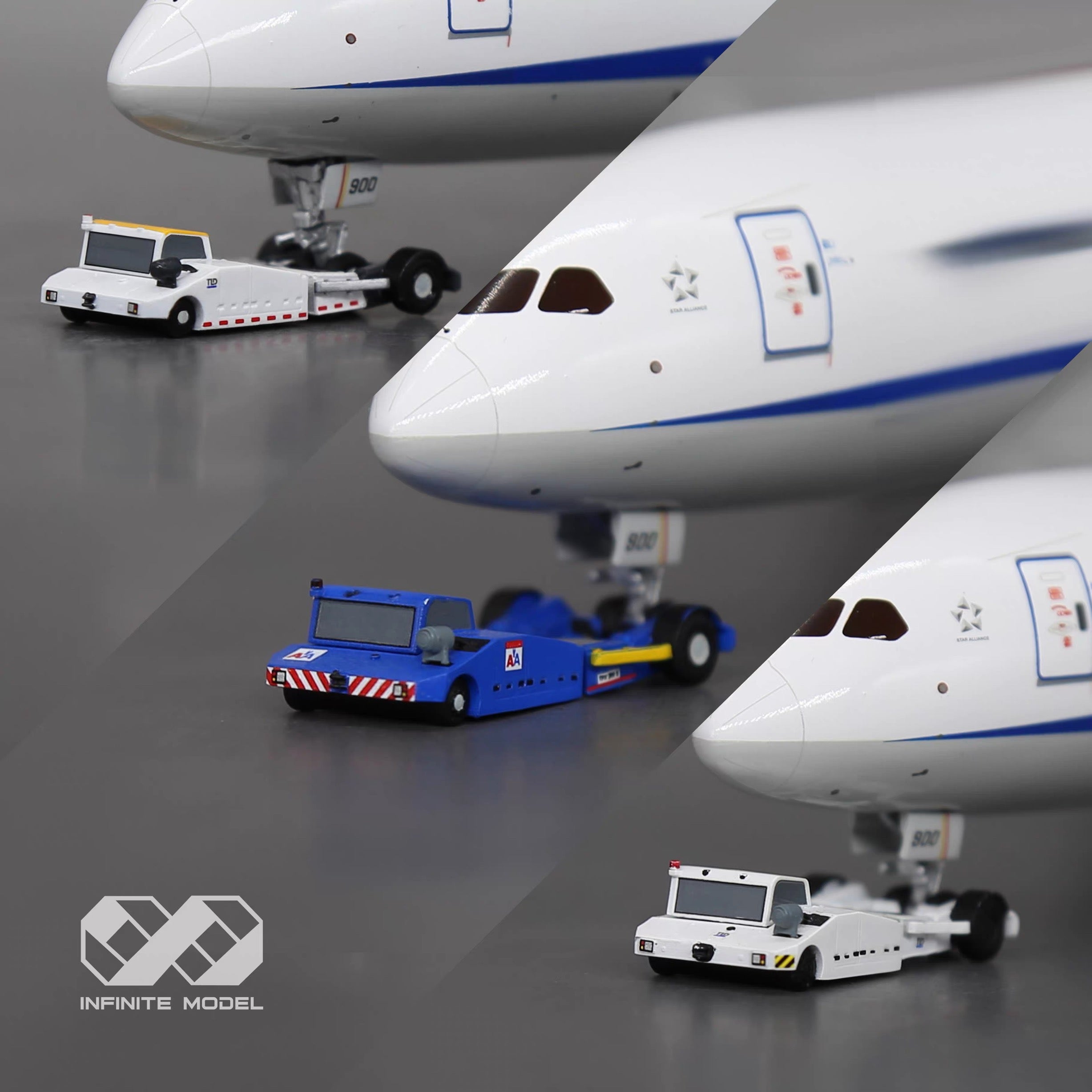 Scale 1:200 Aircraft TPX-200S Tractor Finished Printed 3D Model
