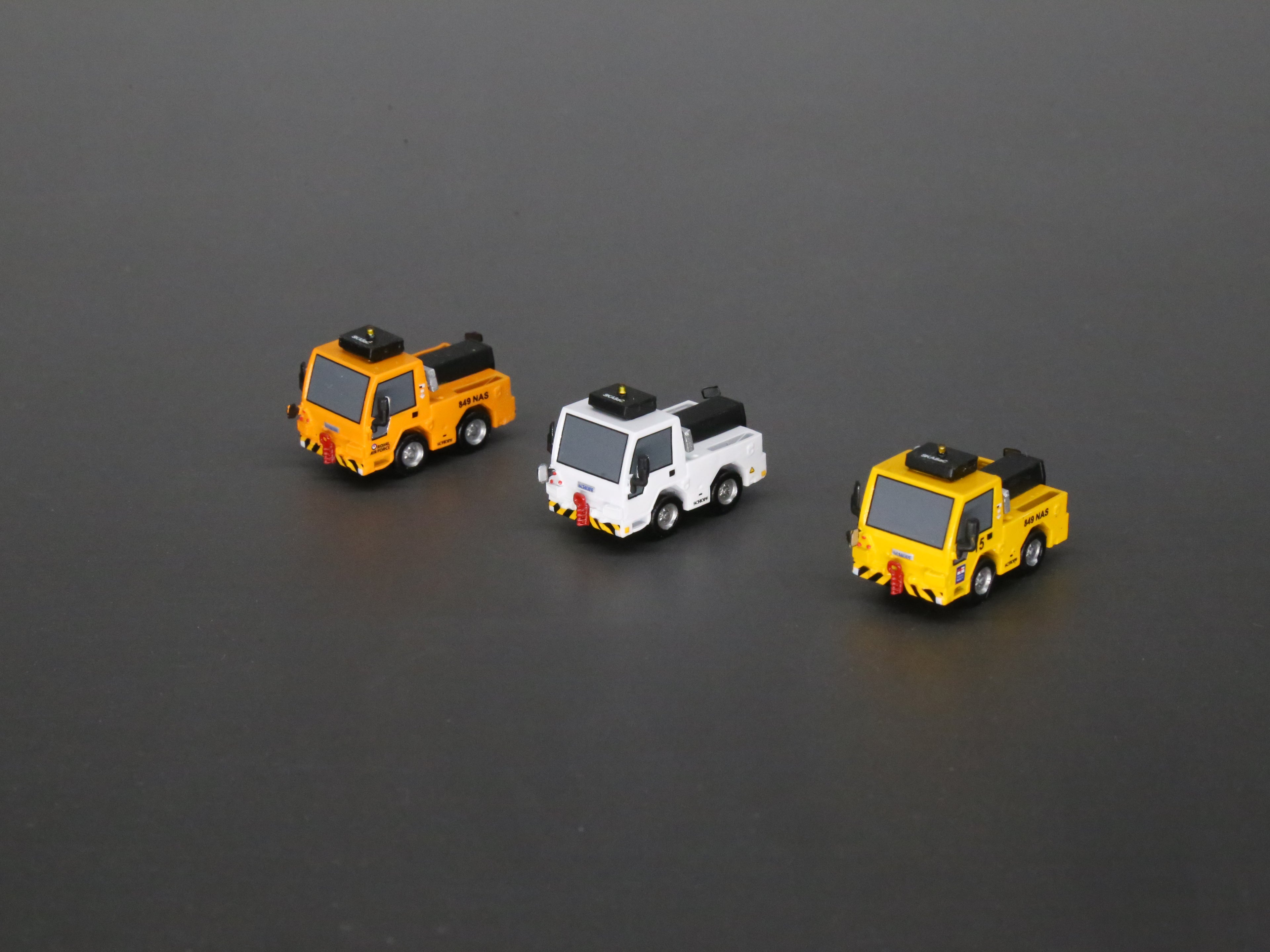 Scale 1/200 Airport F59 tug tractor Finished Painted Printed 3D Model