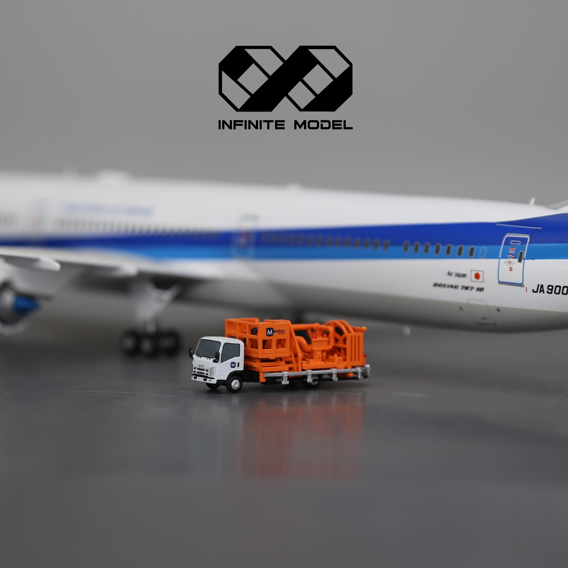 Scale 1:200 Aircraft Menzies fuel truck Finished Printed 3D Model