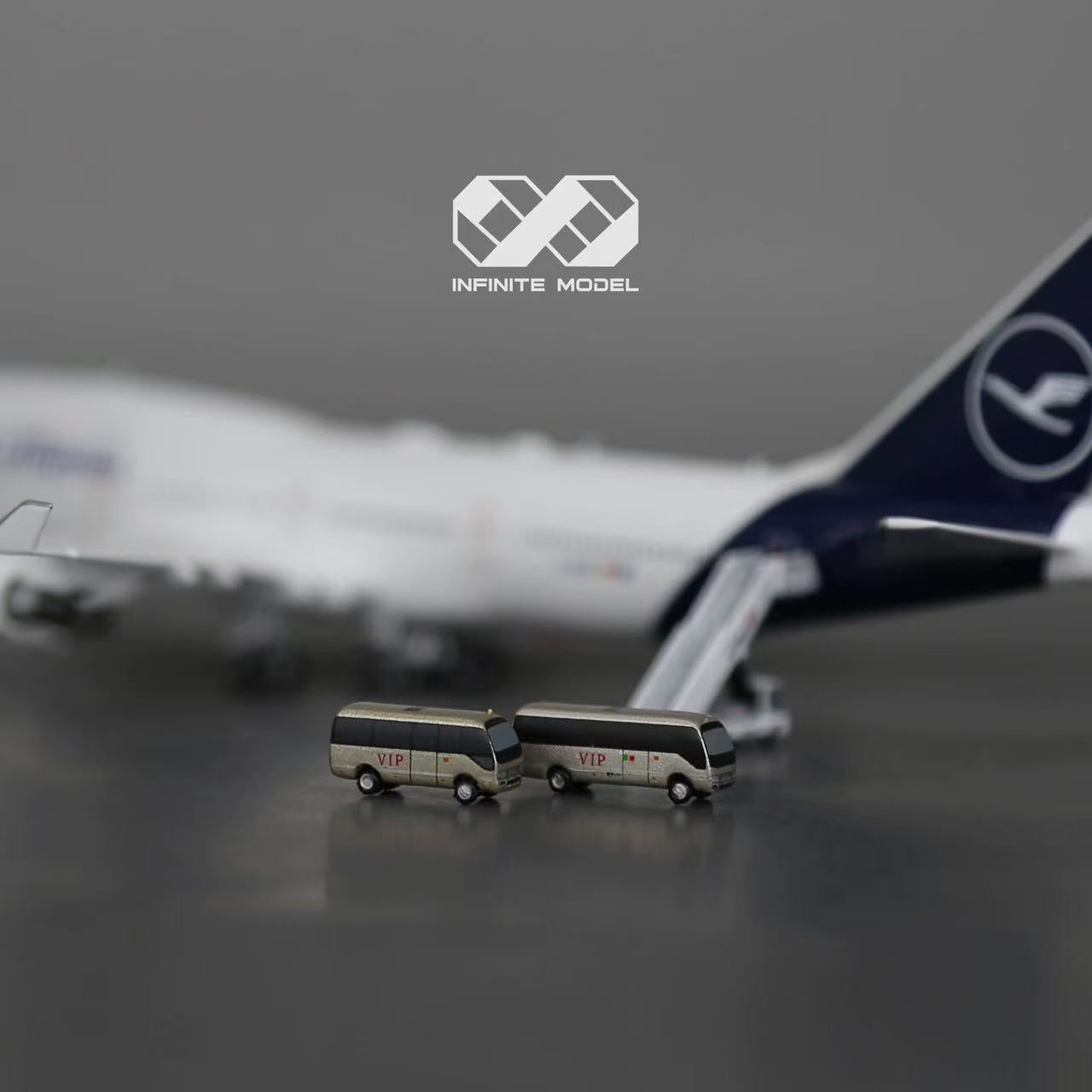 Scale 1/400 airport coaster car finished Painted Printed 3D Model