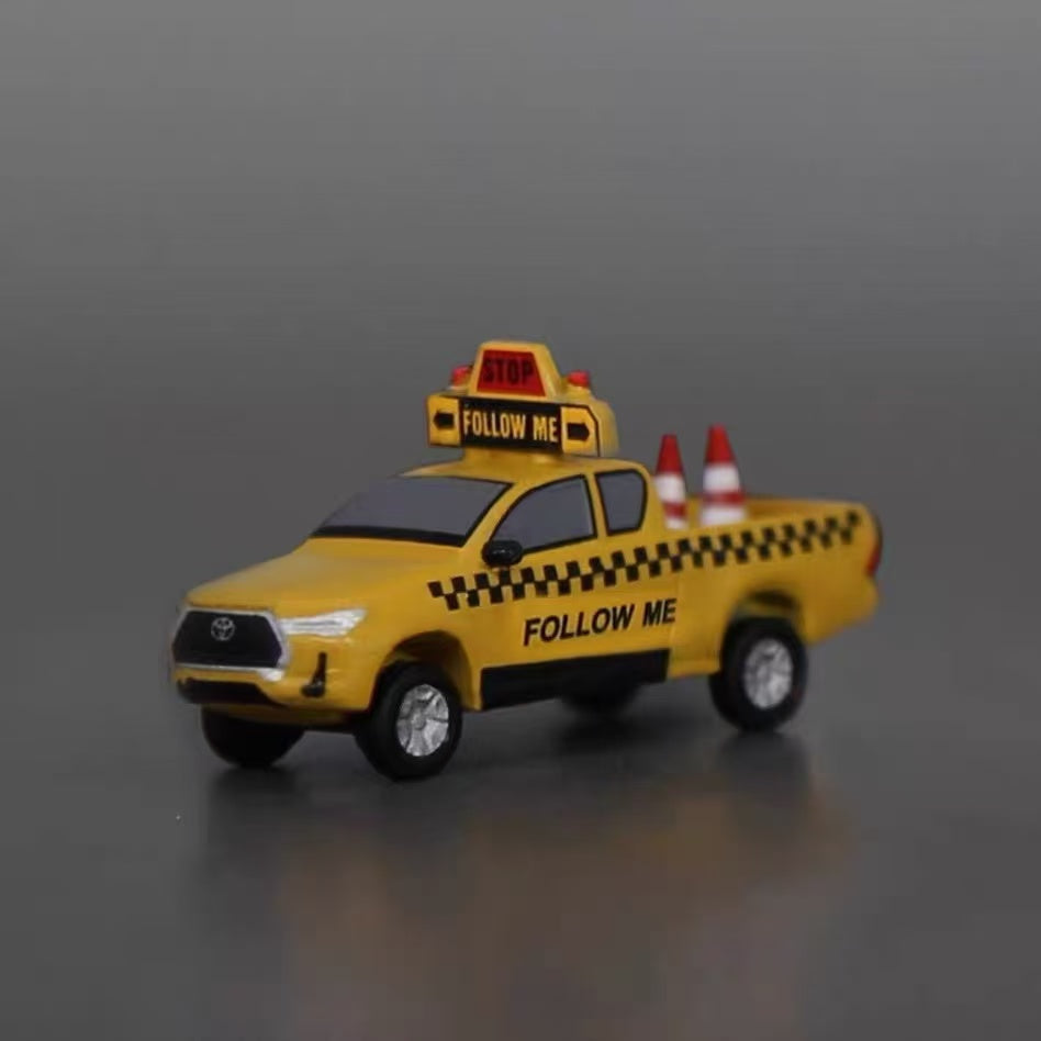 Scale 1/200 airport follow me car Painted Printed 3D Model