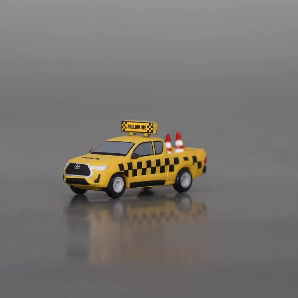 Scale 1/200 airport follow me car Painted Printed 3D Model