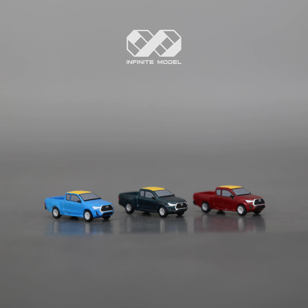 Scale 1/200 airport Pickup truck Painted Printed 3D Model