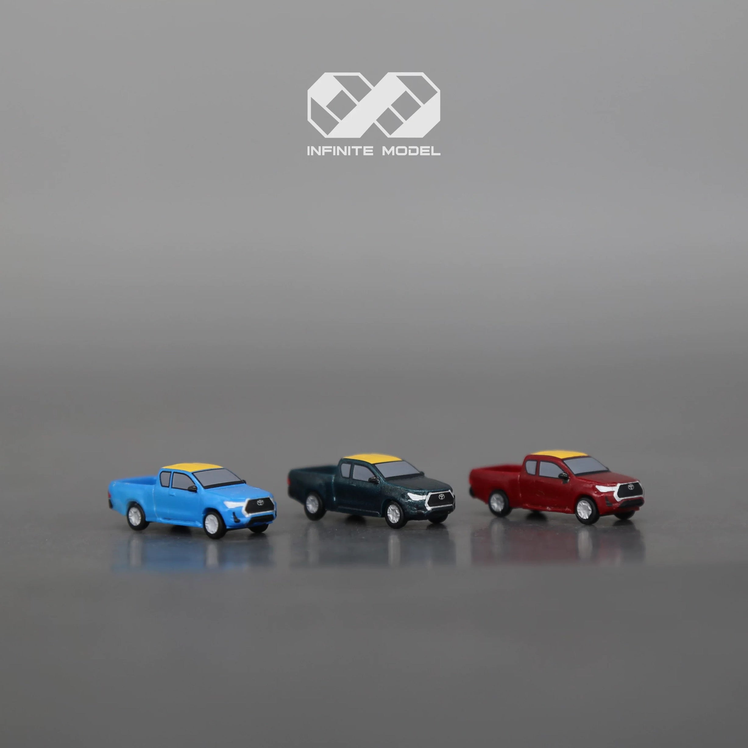 Scale 1/200 airport Pickup truck Painted Printed 3D Model