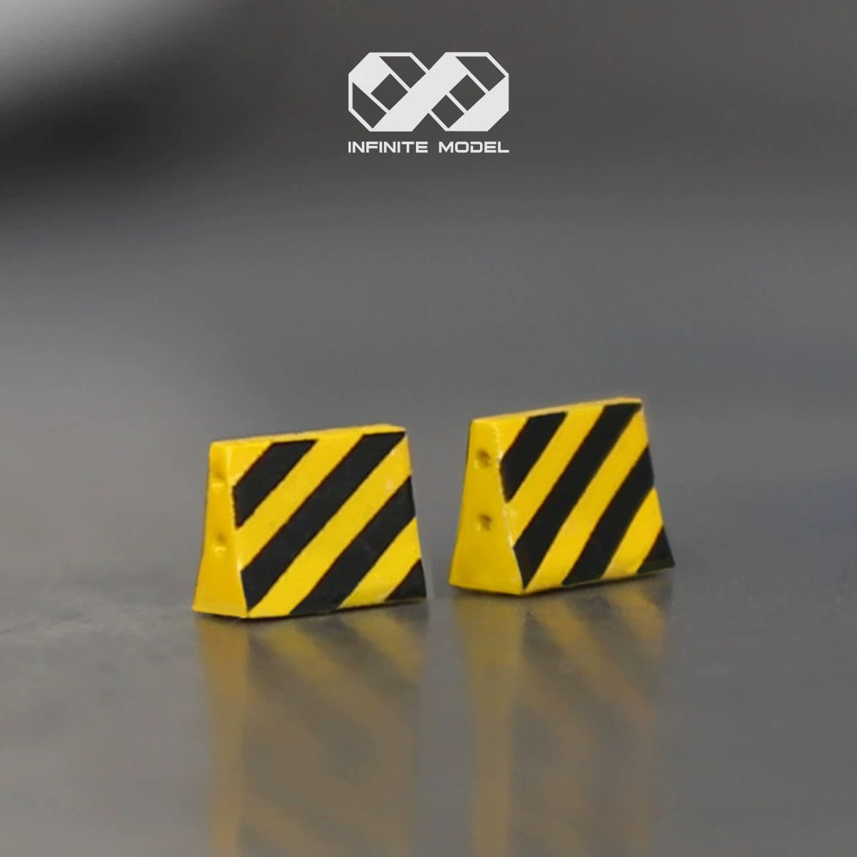 1/200 airport 2pcs of concrete barrier block Finished Printed 3D Model