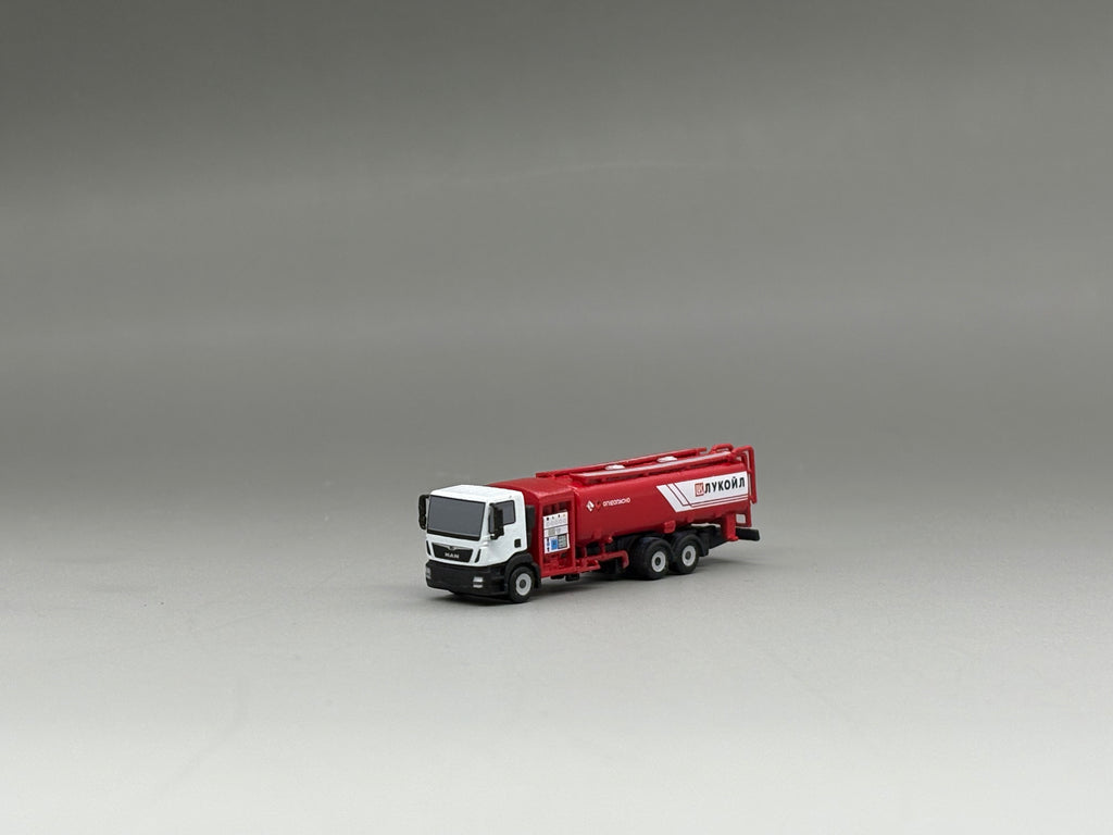 Scale 200 MAN single-axle Russian Gas refueler truck GSE printed Finished 3D Model