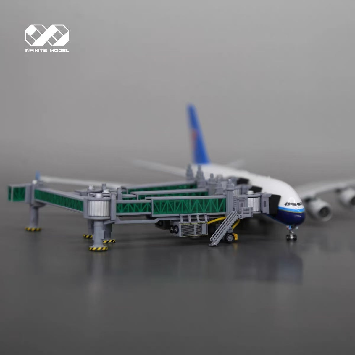 Scale 1:400 Passenger Boarding Bridge Model 3D Printed Finished