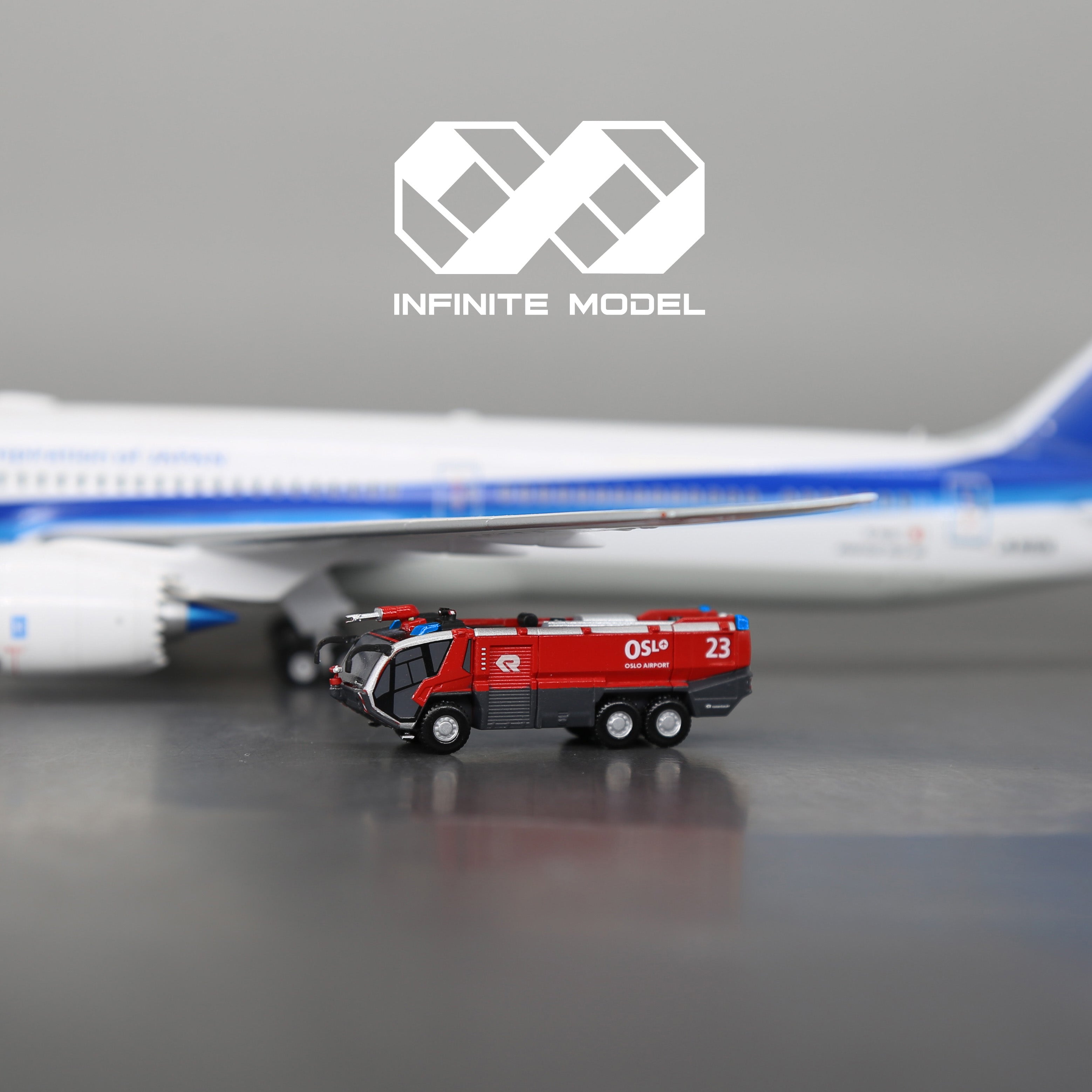 Scale 1:200 airport Panther 6x6 fire truck Painted Printed 3D Model