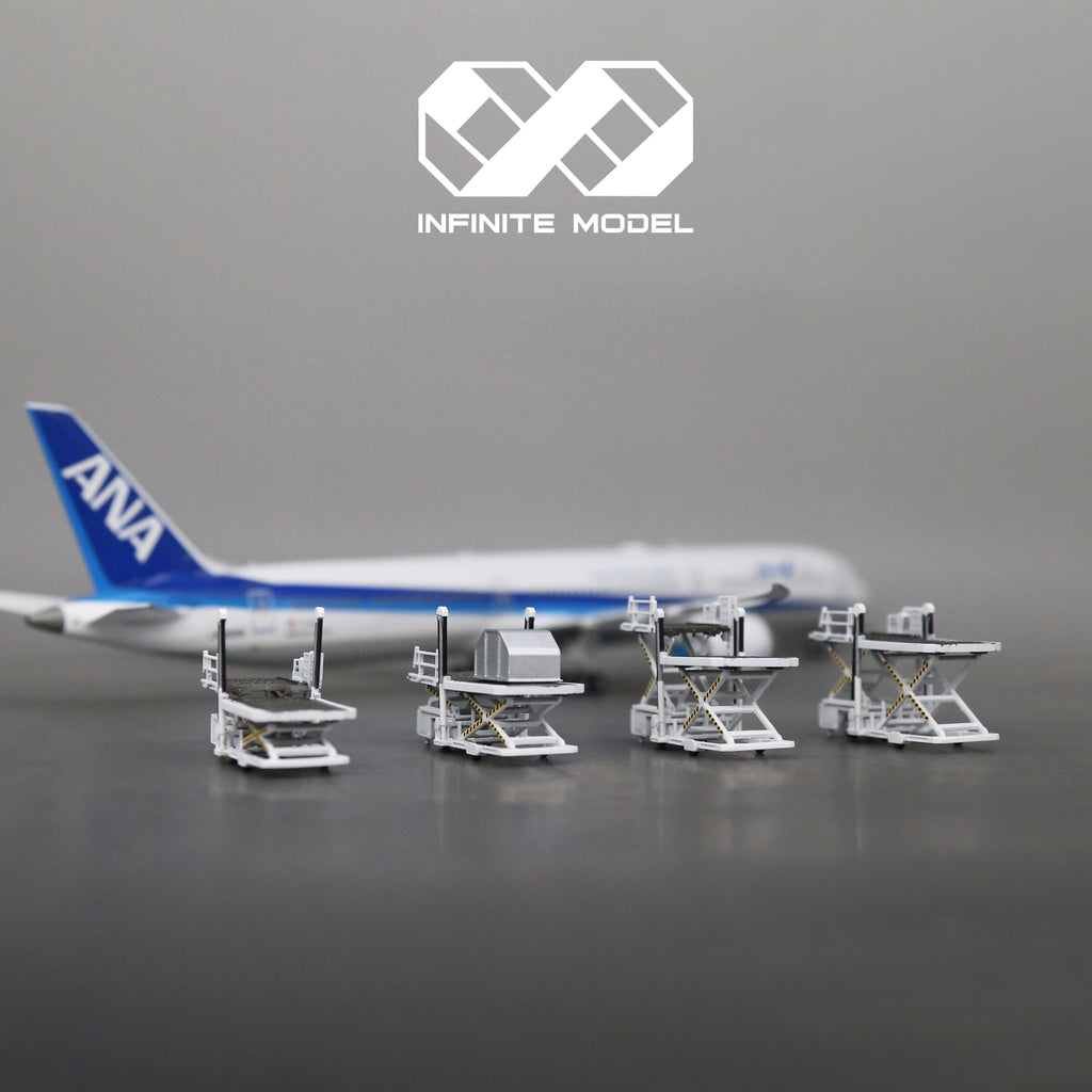 Scale 1:200/144 White trepel champ 70 airport cargo loader Finished Painted Printed 3D Model