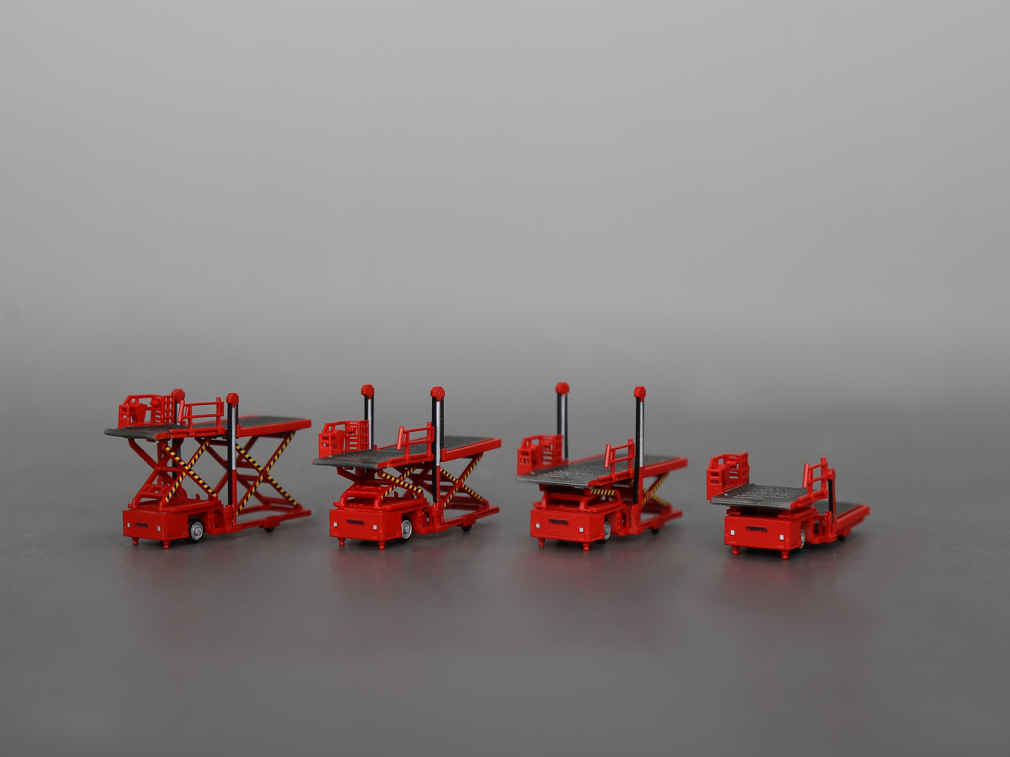 Scale 1:200/144 Red trepel champ 70 airport cargo loader Finished Painted Printed 3D Model