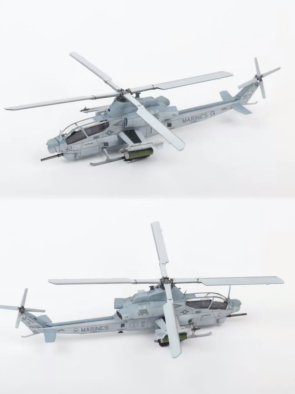 Preorder 1/144 AH-1Z Viper Attack Helicopter Model Assembling 3D Printed Model