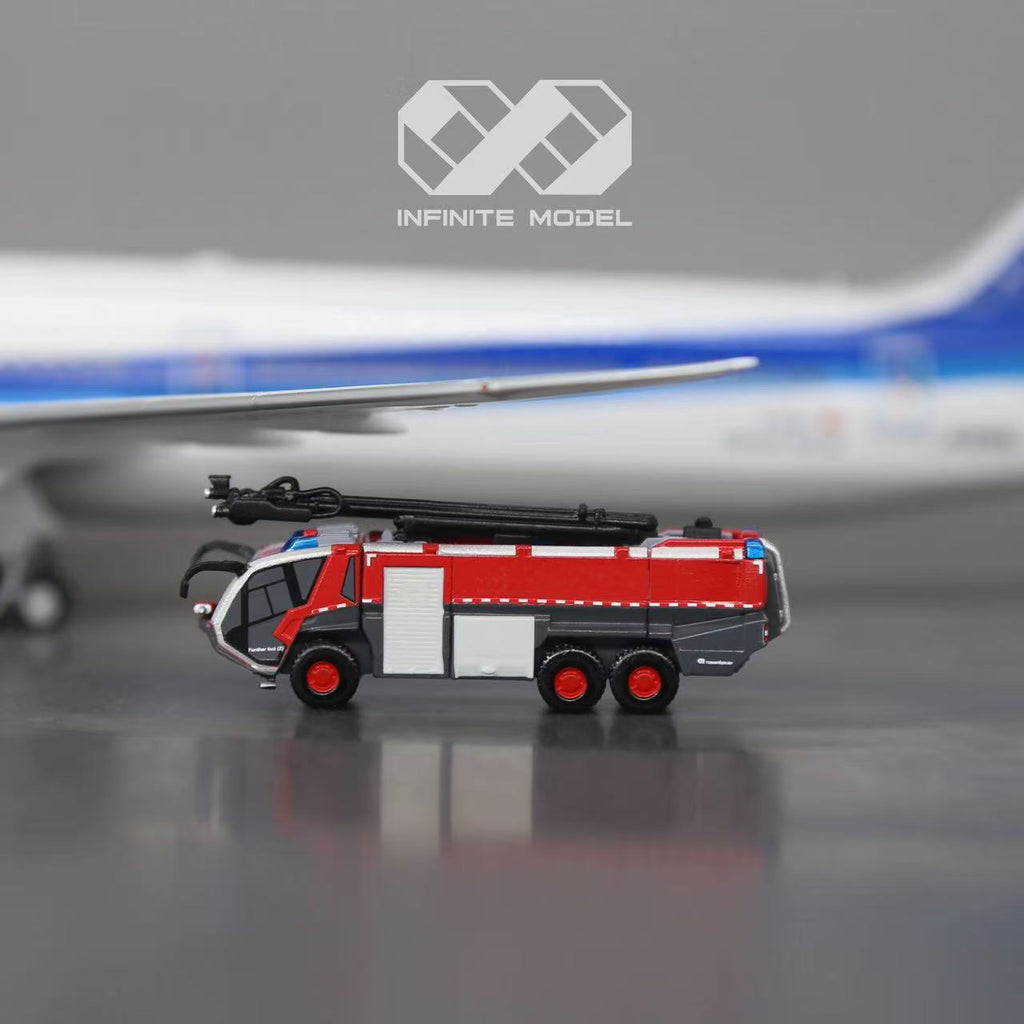 Scale 1:200 airport Panther 6x6 HRET fire truck Painted Printed 3D Model
