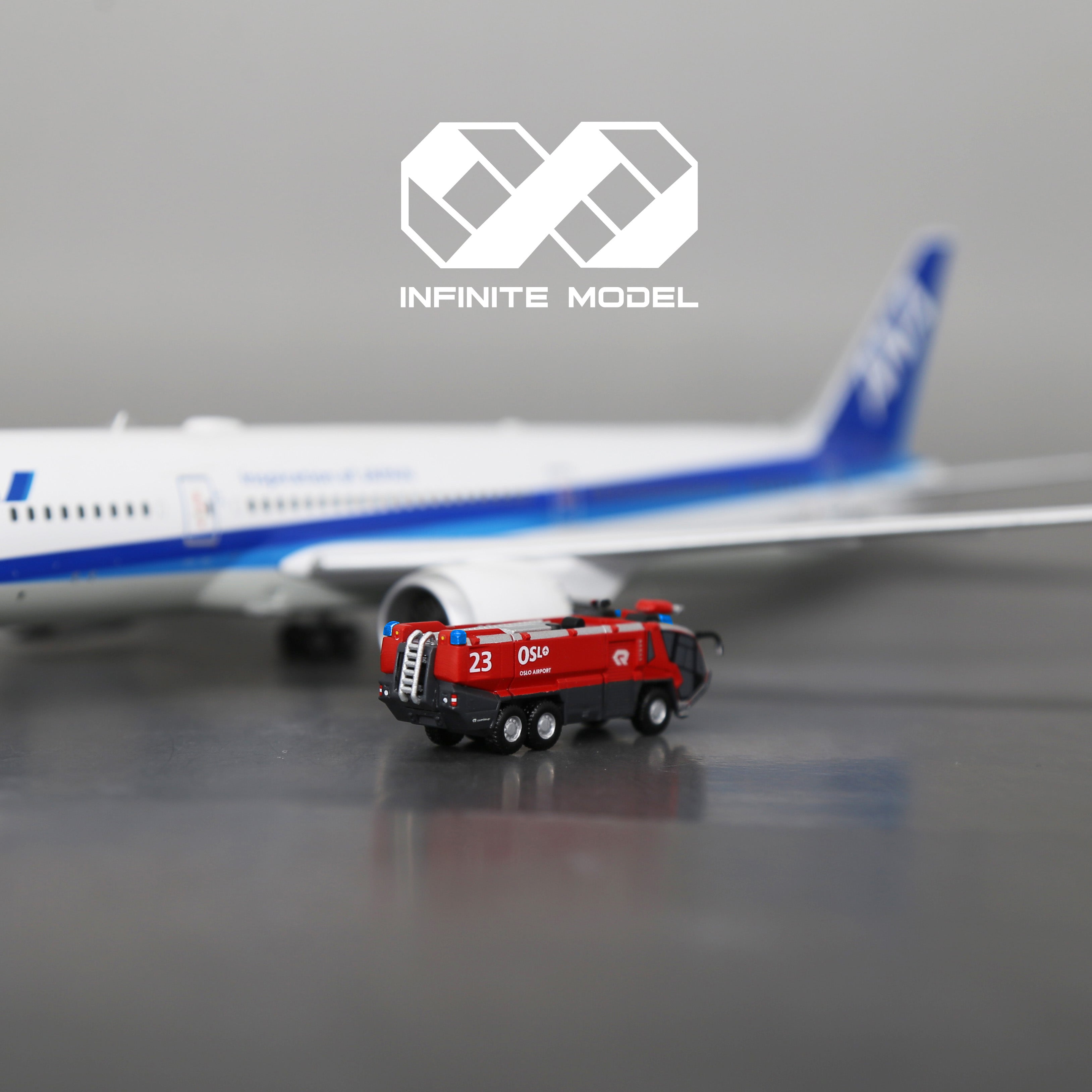 Scale 1:200 airport Panther 6x6 fire truck Painted Printed 3D Model