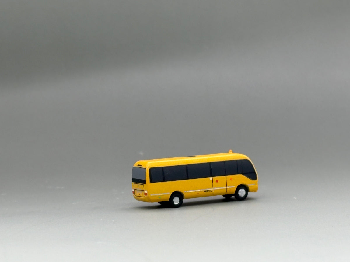 Scale 1:400/200 Yellow airport coaster car Finished Printed 3D Model