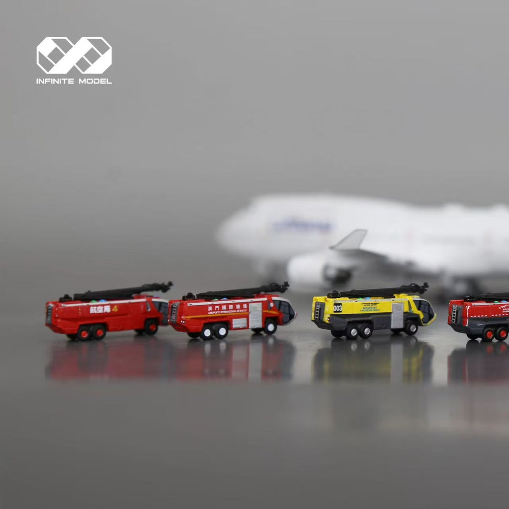 Scale 1:400 Airport Panther 6x6 HRET fire truck Finished 3D Model