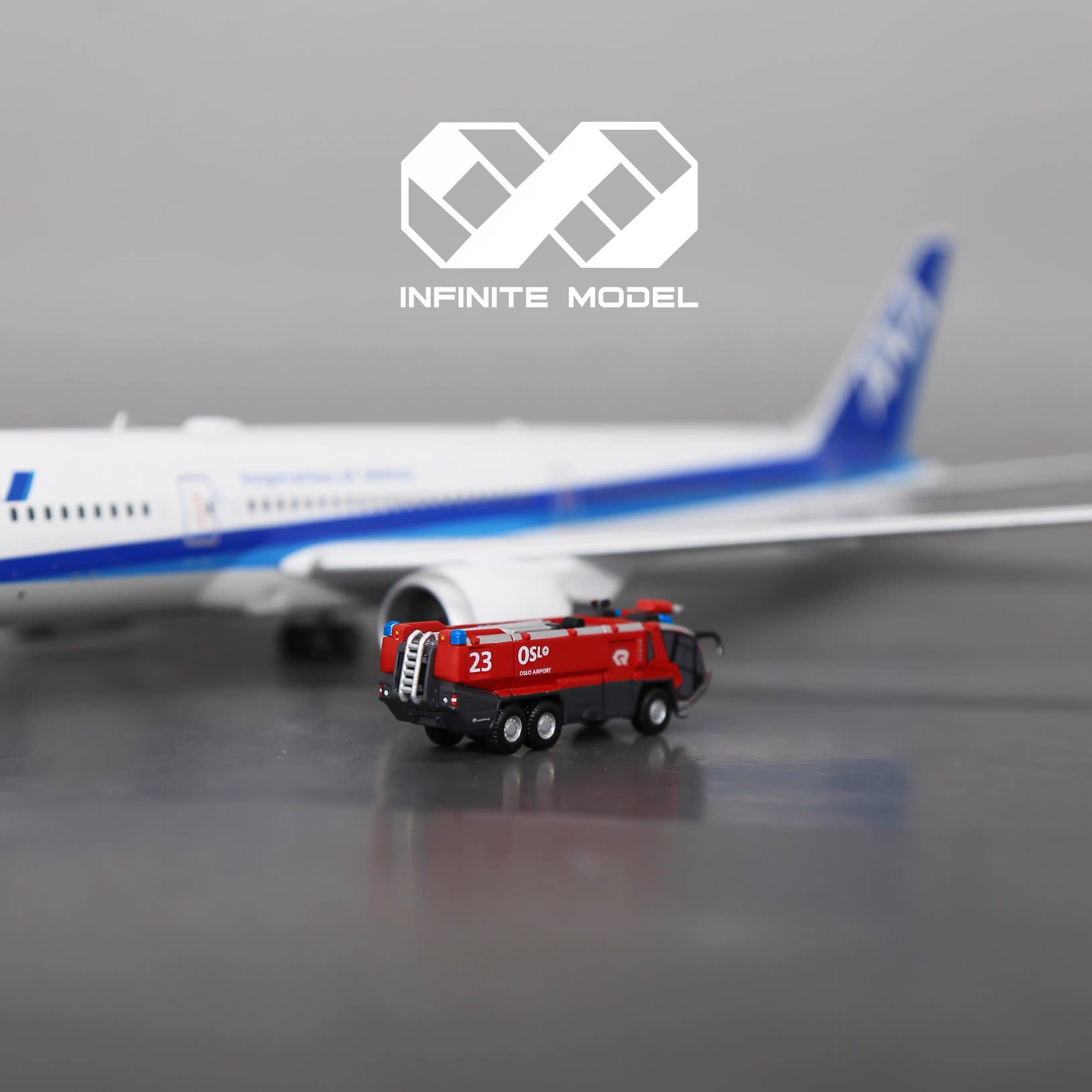 Scale 1:200 OSLO airport Panther 6x6 HRET fire truck Painted Printed 3D Model
