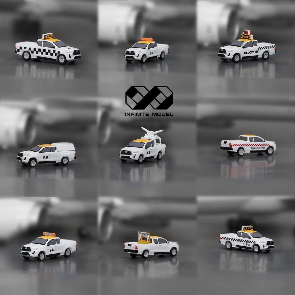 Scale 1:200 airport GSE Ground service vehicle Painted Printed 3D Model