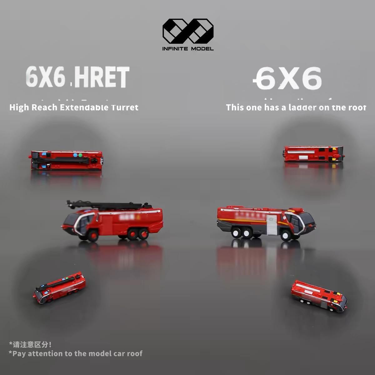 Scale 1:400 Airport Panther 6x6 /6x6 HRET fire truck Finished 3D Model