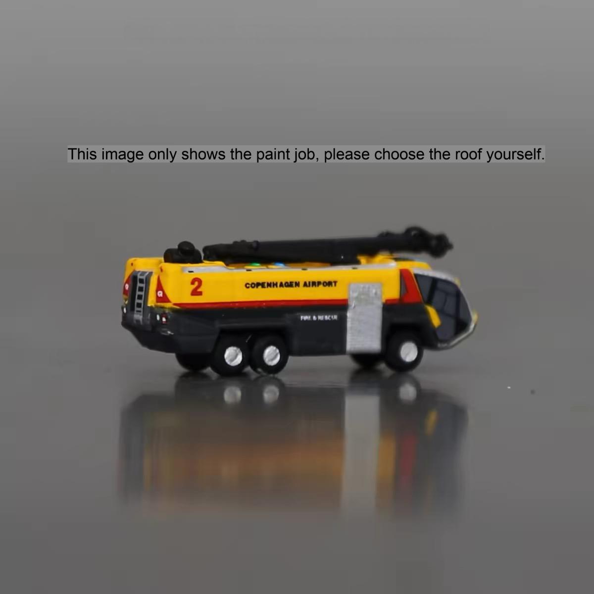 Scale 1:400 Airport Panther 6x6 /6x6 HRET fire truck Finished 3D Model