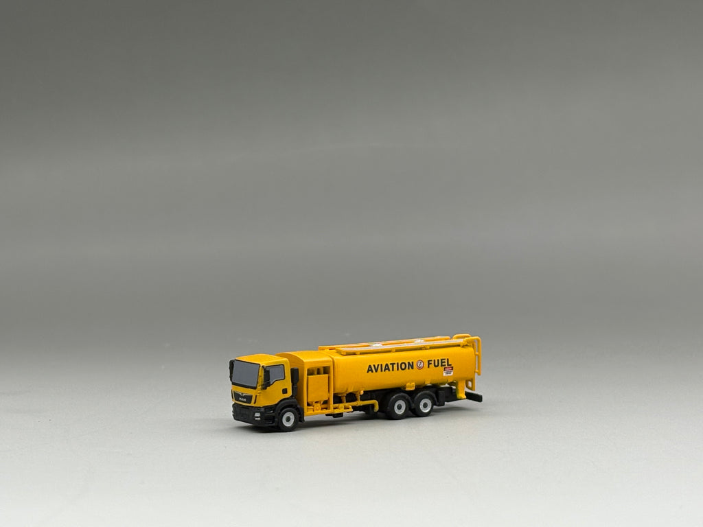Scale 200 MAN single-axle Yellow Aviation Gas refueler truck GSE printed Finished 3D Model