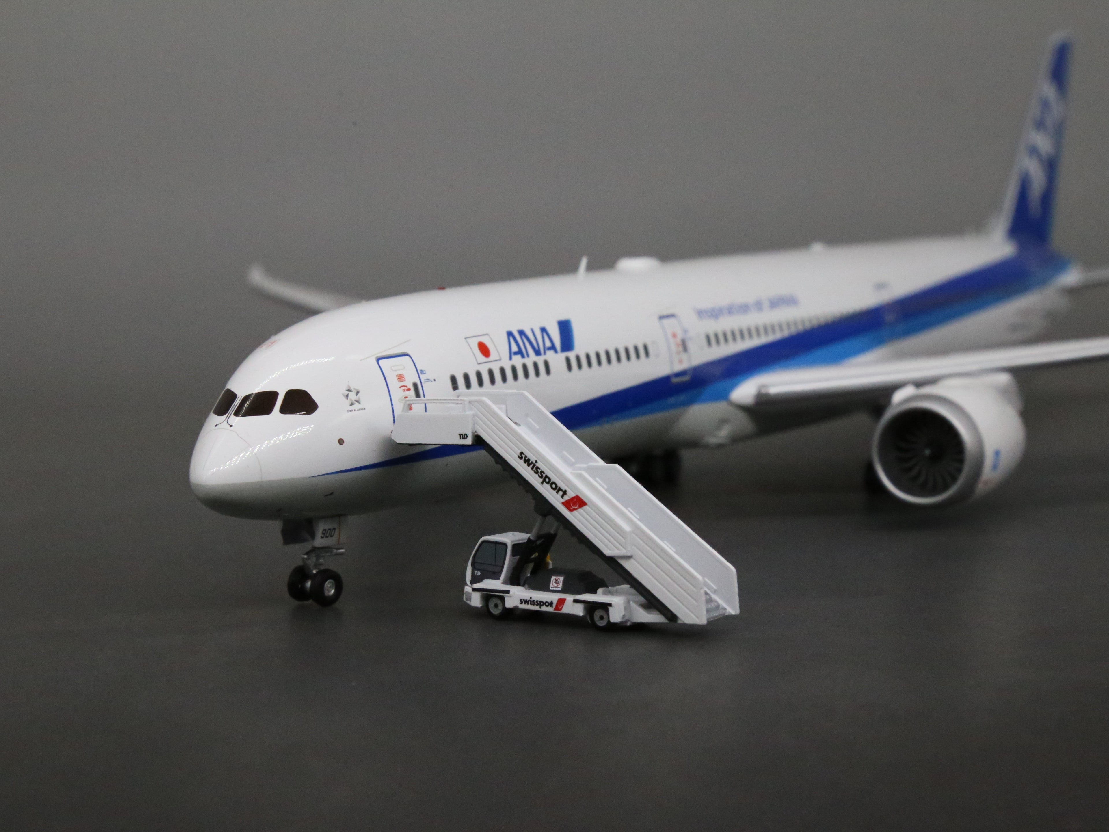 Scale 1:400/200/144 Swissport staircase truck handmade printed Finished 3D Modeling car