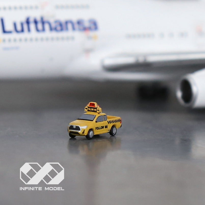 Scale 1:400 airport follow me vehicle Painted Printed 3D Model