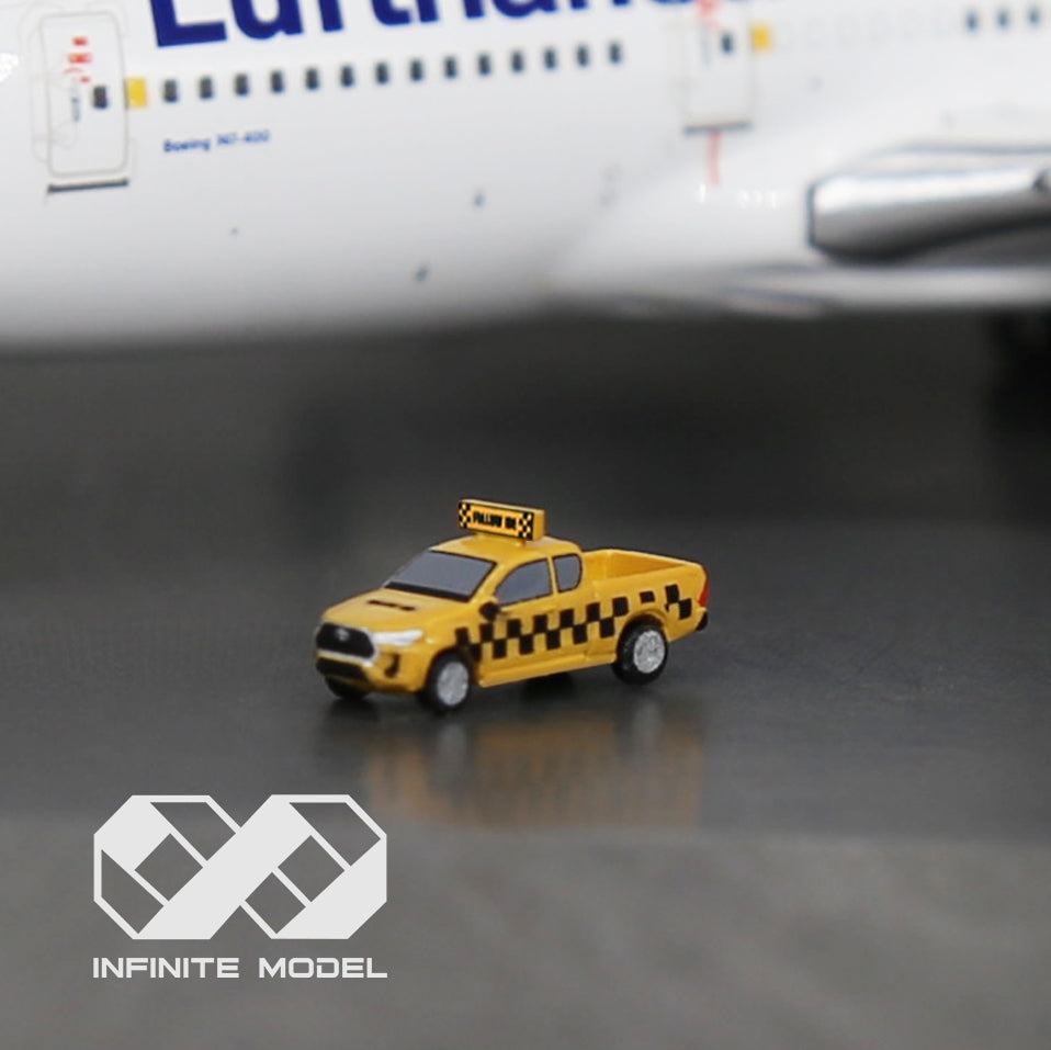 Scale 1:400 airport follow me vehicle Painted Printed 3D Model