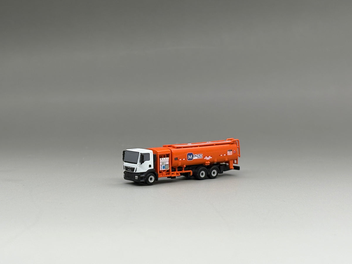 Scale 200 MAN single-axle Airport Menzies Gas refueler truck GSE printed Finished 3D Model