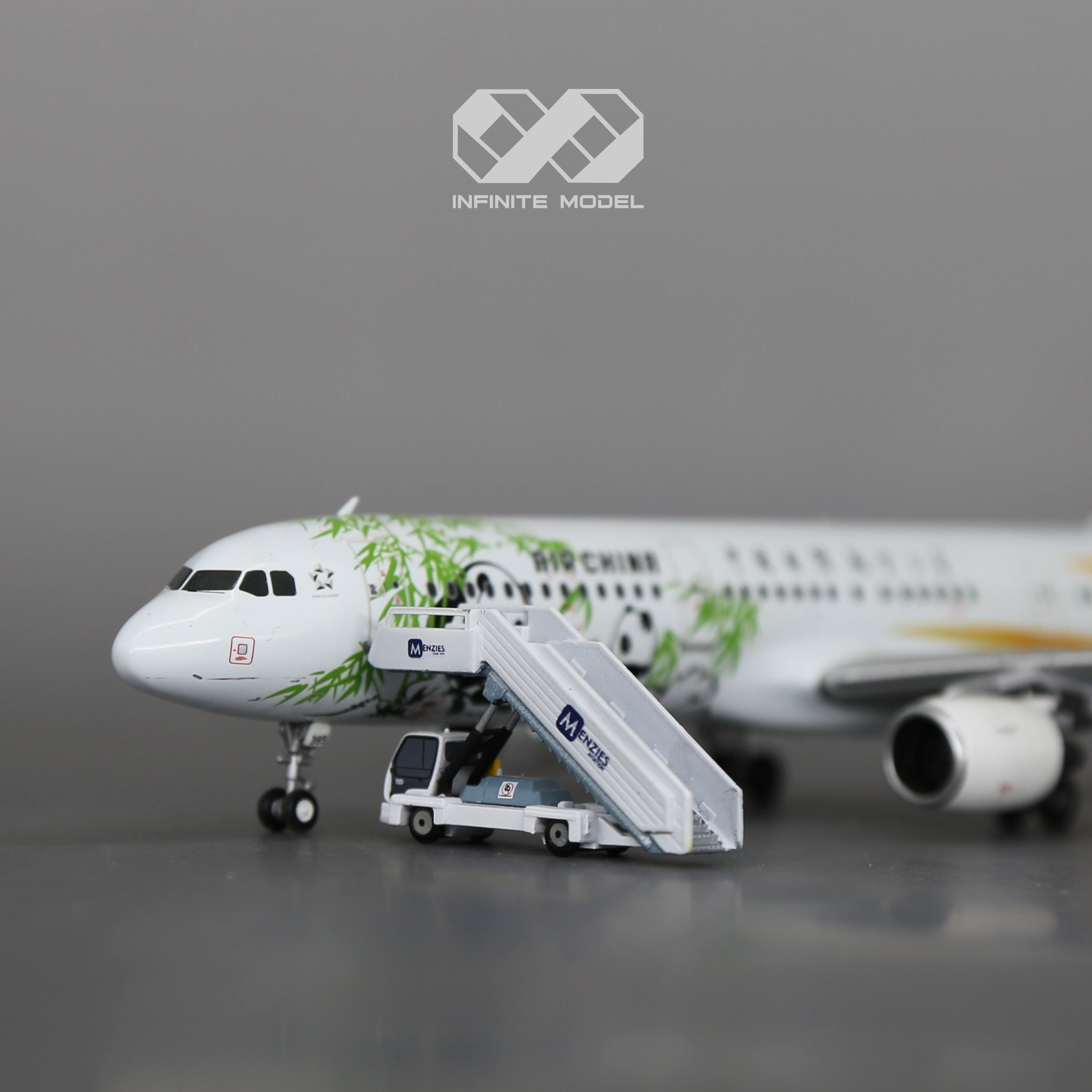 Scale 1:400/200/144 Menzies staircase truck handmaded printed Finished 3D Modeling car