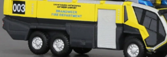 Scale 1:400 Airport Panther 6x6 fire truck Finished 3D Model