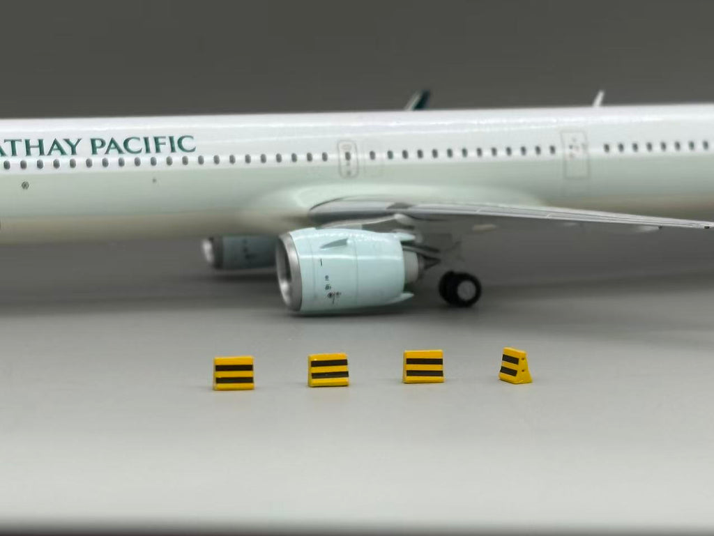 Scale 1:200 airport 4pcs of concrete barrier block Finished Printed 3D Model