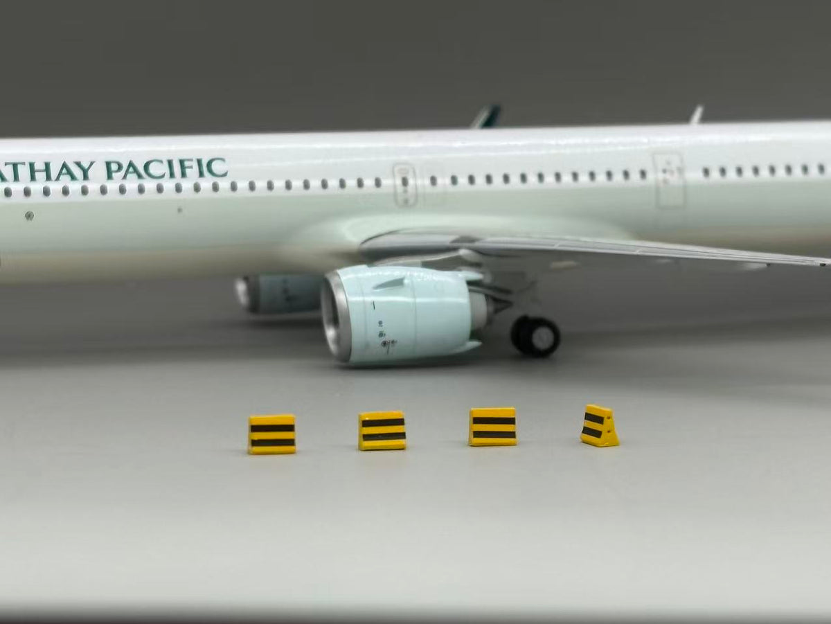 Scale 1:200 airport 4pcs of concrete barrier block Finished Printed 3D Model
