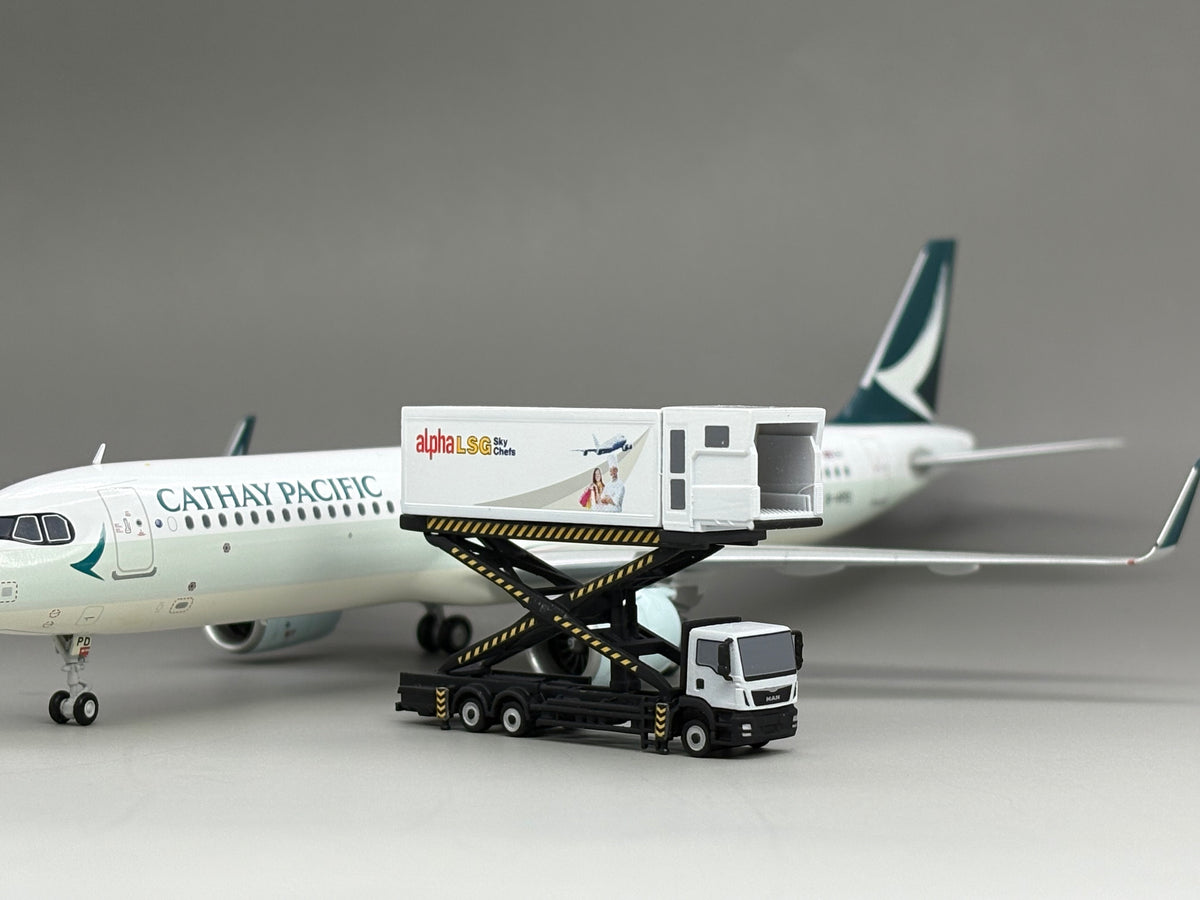 Scale 1:400/200 Alpha LSG airport Catering truck printed Finished 3D Model car
