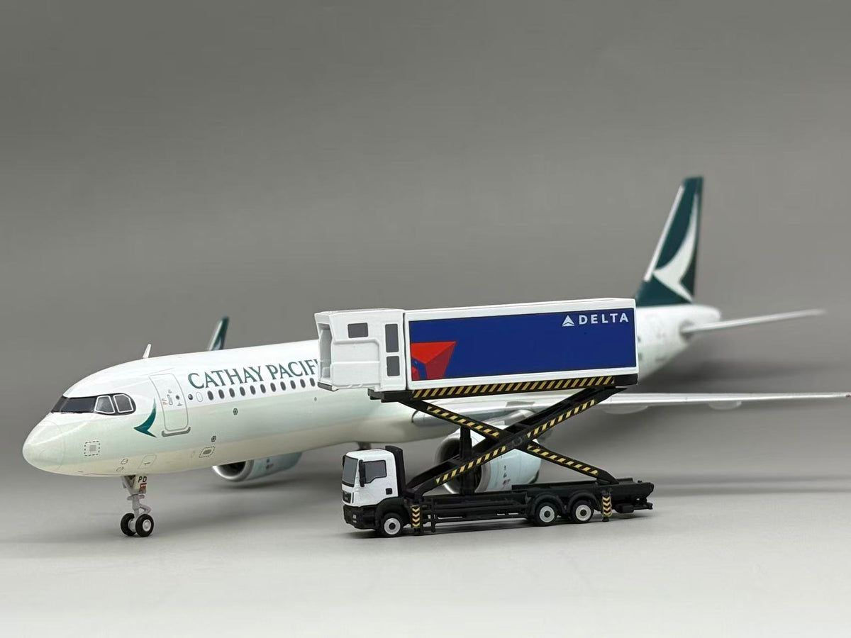 Scale 1:400/200/144 Airport DELTA Catering truck printed Finished 3D Model car