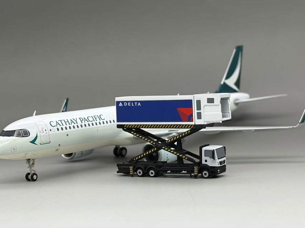 Scale 1:400/200/144 Airport DELTA Catering truck printed Finished 3D Model car