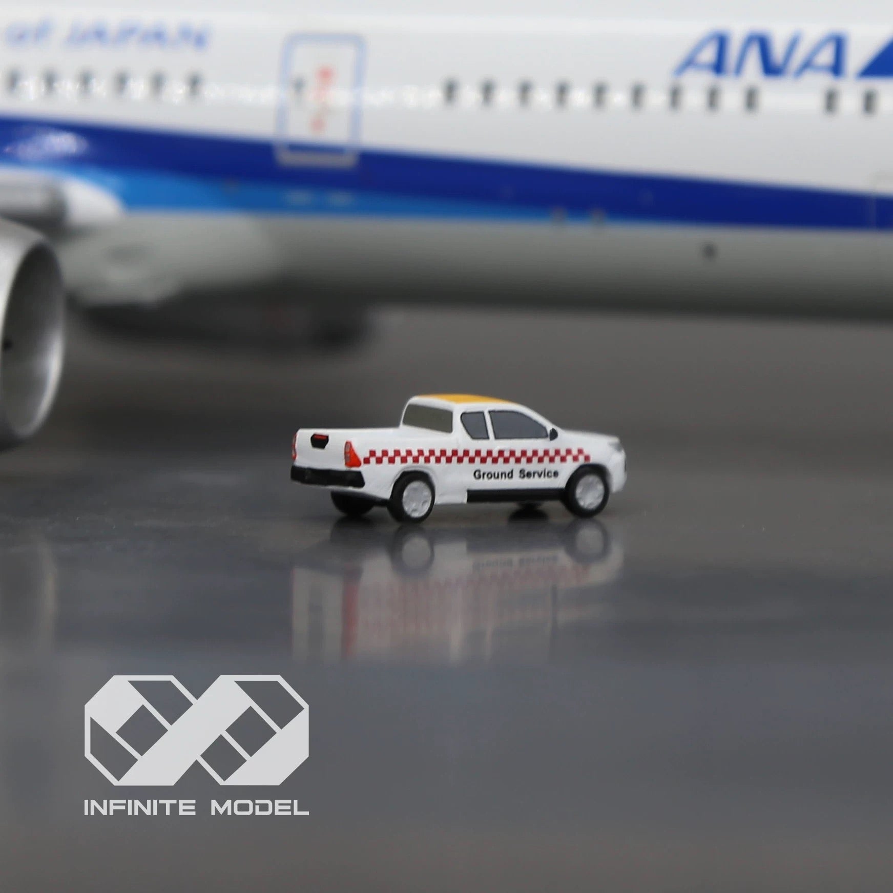 Scale 1:200 airport GSE Ground service vehicle Painted Printed 3D Model
